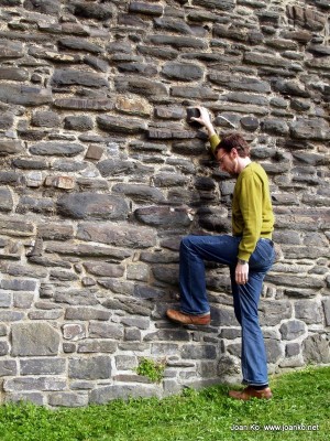 Joel at Conwy Castle