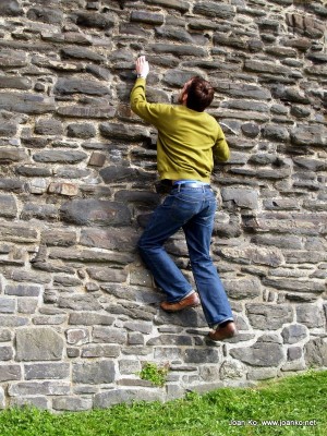 Joel at Conwy Castle