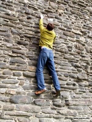 Joel at Conwy Castle