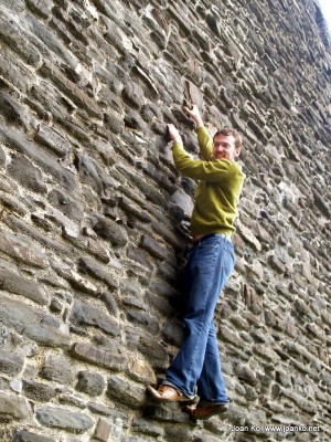 Joel at Conwy Castle