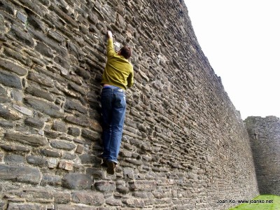 Joel at Conwy Castle