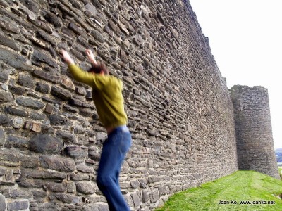 Joel at Conwy Castle