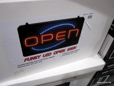 Funky LED Open sign
