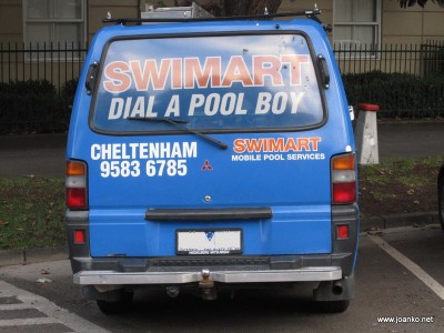 Dial a Pool Boy van