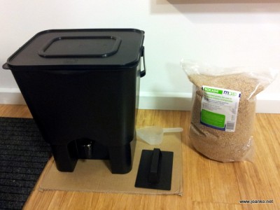 Home composting using the Bokashi system