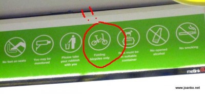 On the tram: the rules