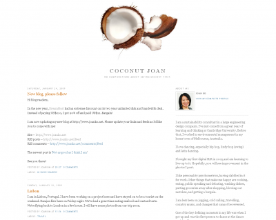 Coconut Joan on Blogger