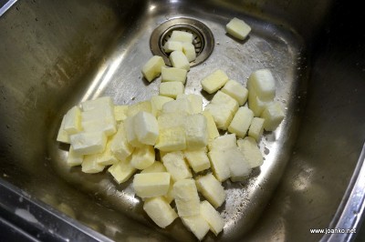 Liquid gold melting away in the sink